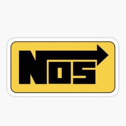 4” NOS Nitrous Oxide Sticker JDM Sticker Car Bumper Decal Street Racing Tunning