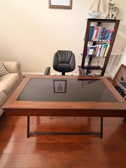Office table and chair