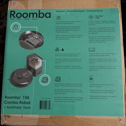ROOMBA 106 Unopened.