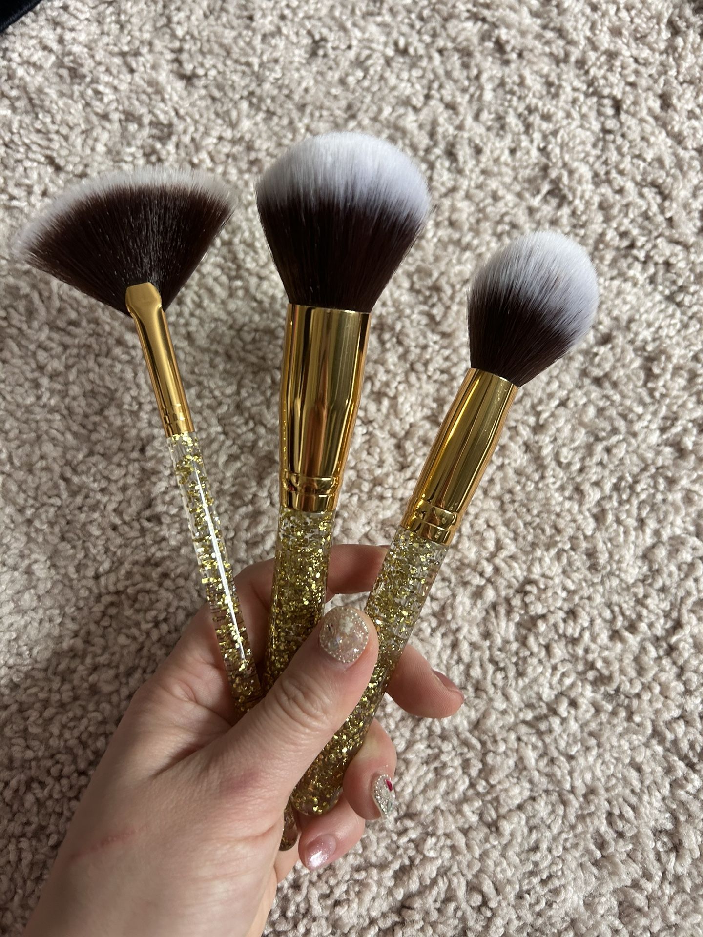 Simply essential makeup brushes 3 pc