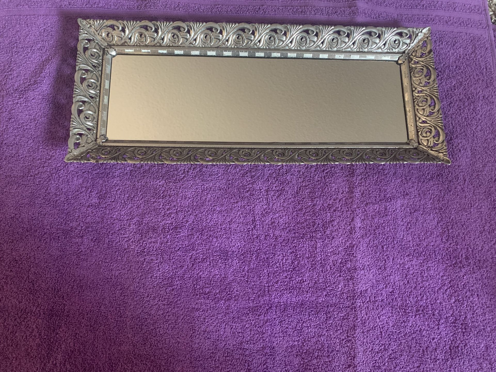 Vintage Vanity Mirror Tray