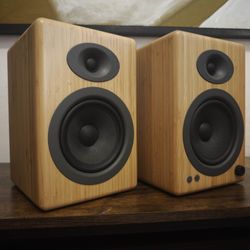 Audioengine A5+ Wireless Bluetooth Bookshelf Speakers - Premium 150W Stereo Speakers for Music, Gaming, Turntables, Home Theater Systems - Powerful St