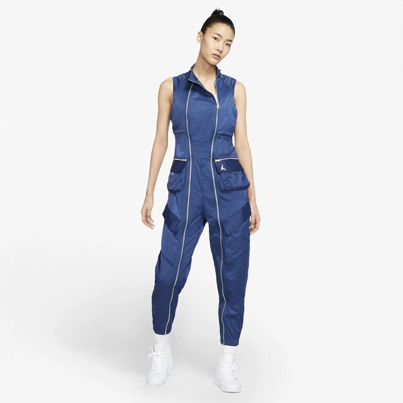 Nike Air Jordan Reflective Utility Flight Suit Jumpsuit Sz S NWT