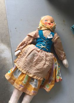 Vintage old doll from the 1960's (good condition)