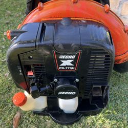 ECHO PB-770H Leaf Blower Backpack Hip Mount Throttle 63.3cc Engine In Perfect Condition