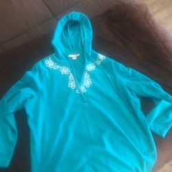 Woman Within Size M Womans Hoodie 