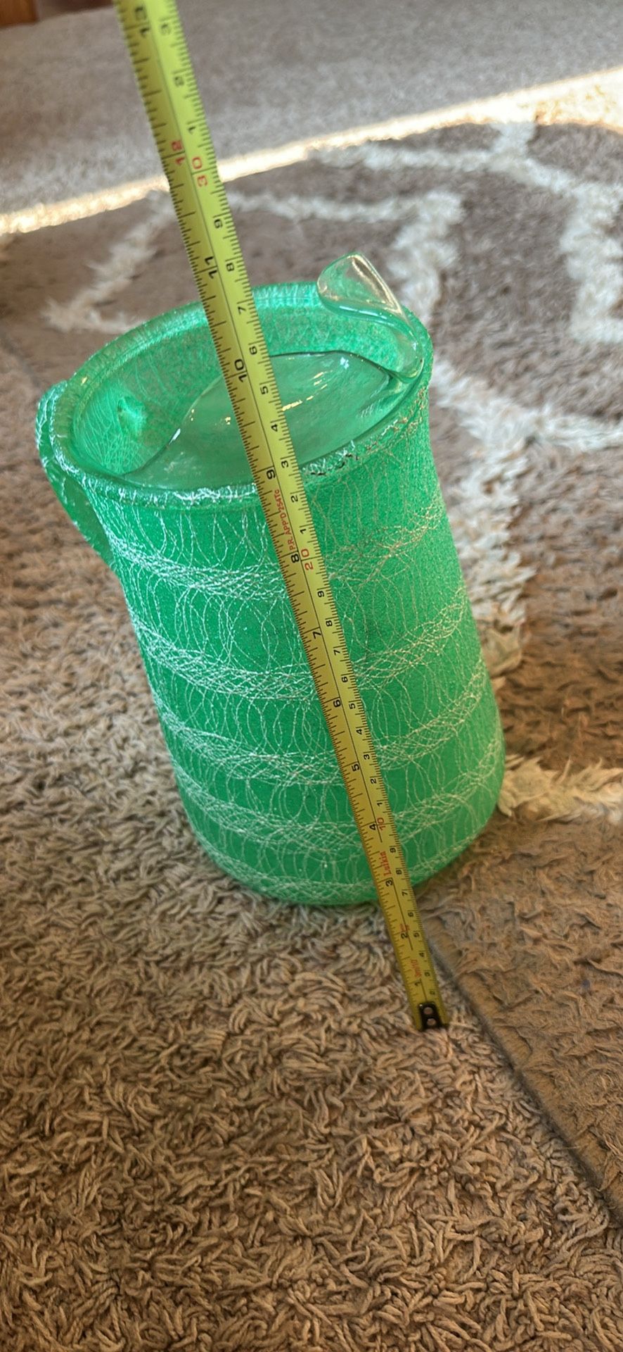 Vintage 1960’s Colorcraft Mid-Century Modern Colorful Spaghetti Pitcher