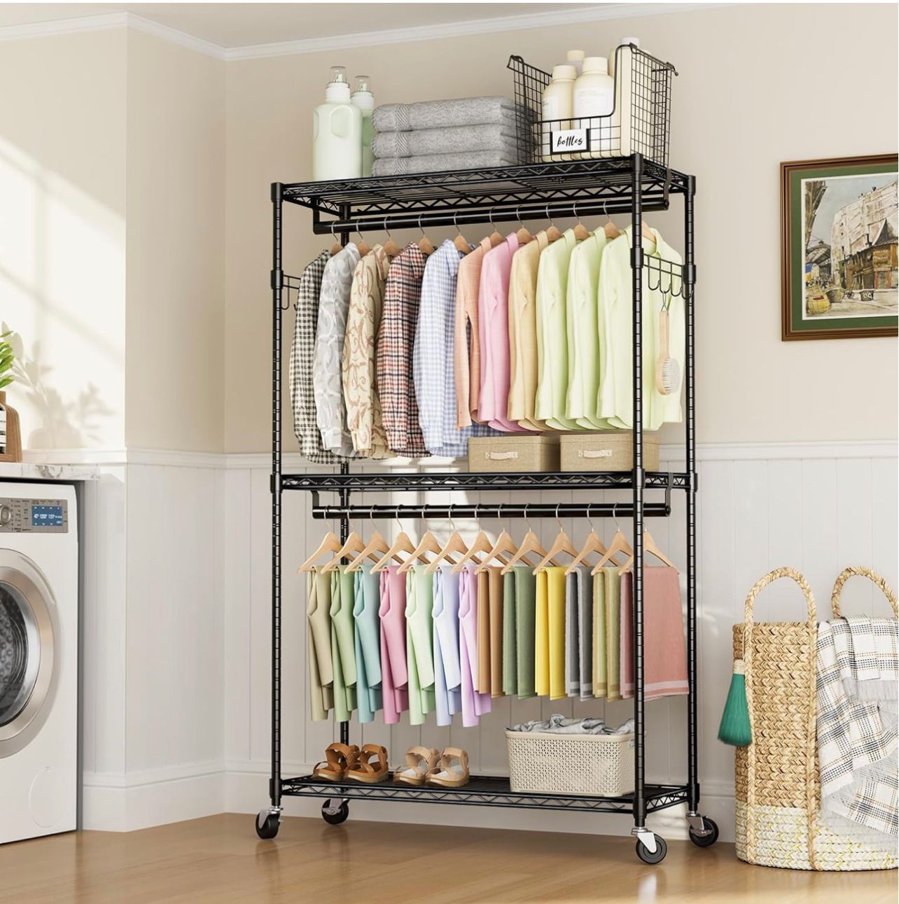Clothing Rack, Clothes Shelves, Garment Rack