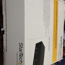 StarTech SV231DPDDUA 2 Port Dual DisplayPort USB KVM Switch With Audio & USB HUB