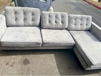 suede secrional couch