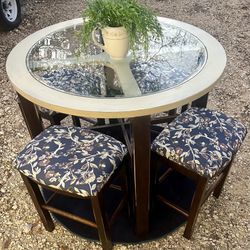 Kitchen Table With Stools