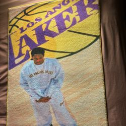 Custom Kobe Lakers Soft Rug