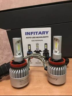 2 pcs LED Car Headlights, Fogs, or Daytime (White 6500k, 8000 Lumens) *6 Months Warranty*