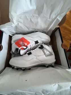 Jordan 4 White Cement Football Cleats Size 11 (Brand New)