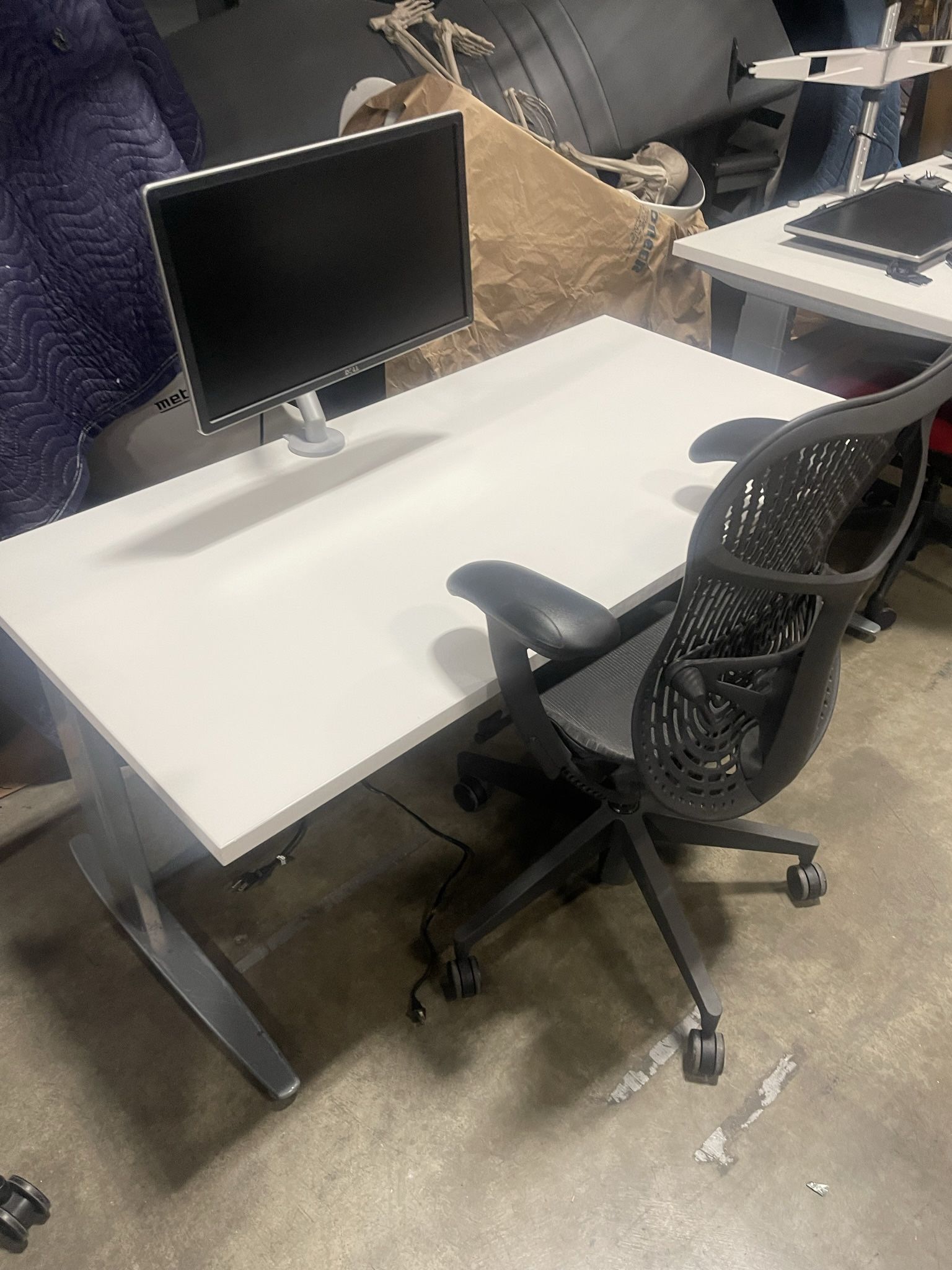 Conset Standing Desk 60x30! I Also Have Chairs, Monitor Arms, And Monitors!