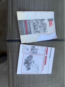 1987 Troy built “pony” rototiller