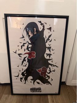 Framed Naruto Sasuke Poster