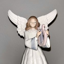 LLADRO Porcelain Angel Figurine "Heavenly Harpist" | #5830