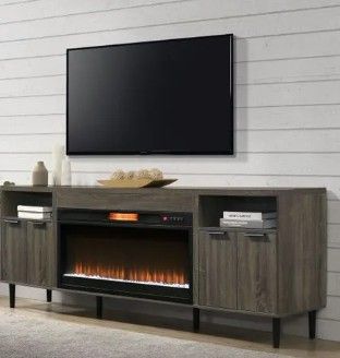 Electric Fireplace And TV Stand
