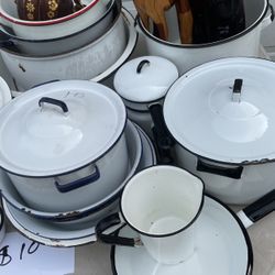 Enamel  Pots