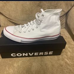 All White Converse 