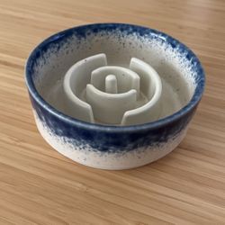 X-Small Slow Feed Ceramic Dog Bowl