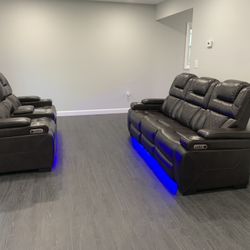 Sillones Quality Power Reclining Sofa Y Loveseat Nuebos Nuebos en Box 📦 