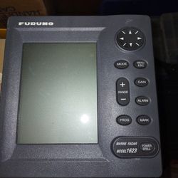 Furuno Gps 1623 Lcd Color Radar, Plotter Good Condition,$875
