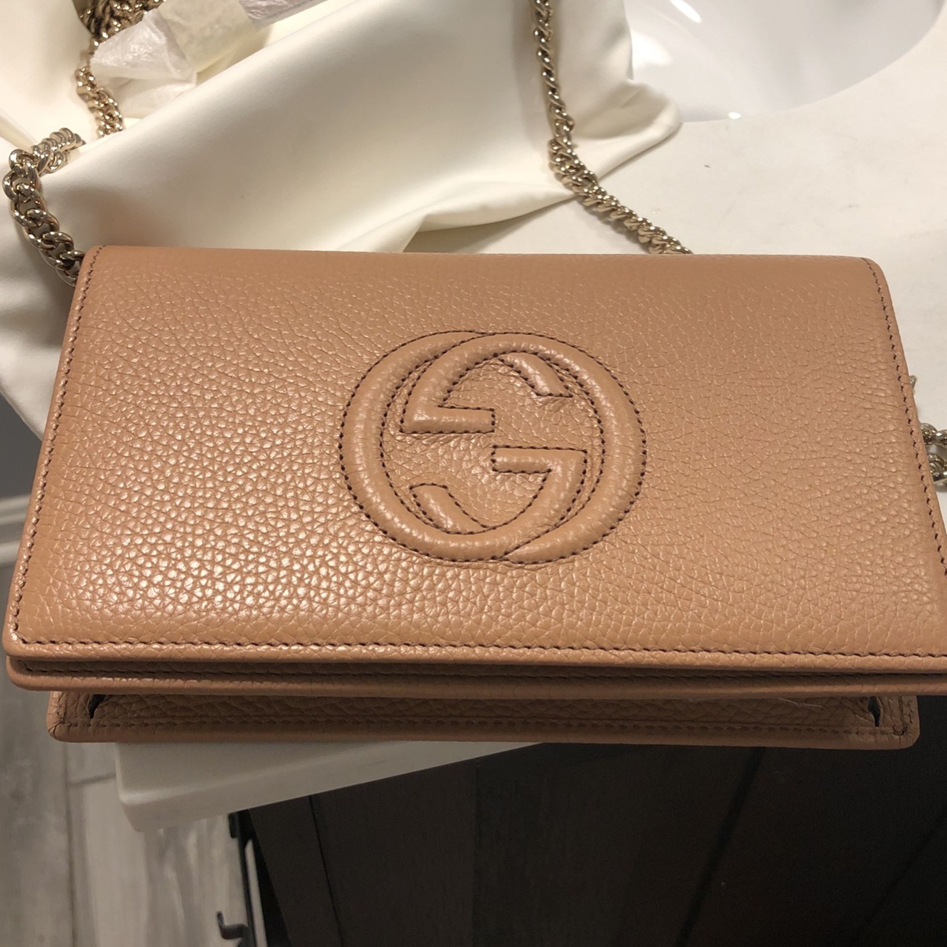  Gucci Soho Wallet On Chain Crossbody