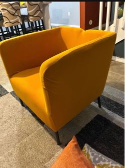 Bold Gold Accent Chair