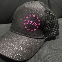 Womens Glitter Velcro 1776 Hat 