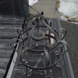 Black Wrought Iron Light