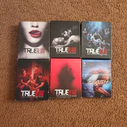 Trueblood Season 1,2,3,4,6 Blu Ray And Flash Season 1