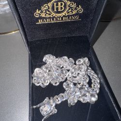 Handmade 22 inch .999 fine silver Cuban link chain