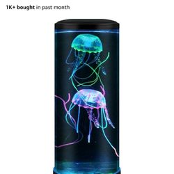 EDIER Jellyfish Lamp, LED Fantasy Jelly Fish Light, 7 Color Setting Jellyfish Tank Table Lamp Decorations for Home Office Decor Great Gifts for Kids