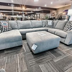 Gray Sectional 