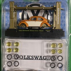 M2 Machines 1953 VW Beetle Deluxe USA Model CHASE -WMTS04- Model Kit -1:64-
