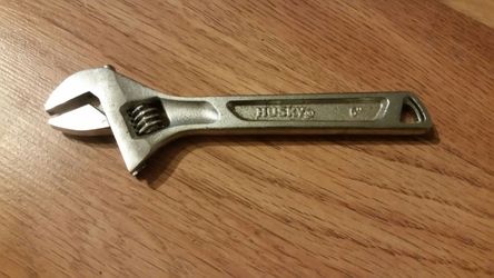 6 in adjustable wrench