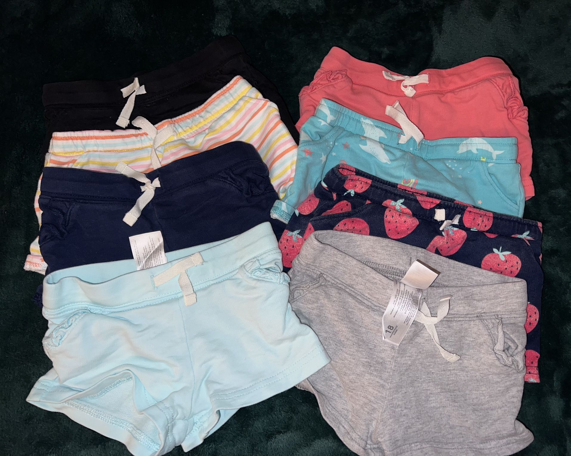 Carter's Toddler Girl Cotton Shorts - 18 months