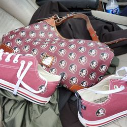 Dooney And BOURG FSU PURSE AND SHOES
