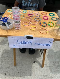 Homemade bracelets