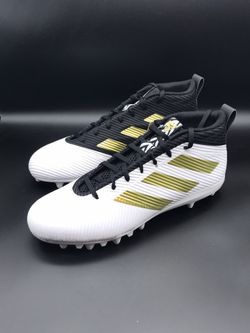 Adidas Men’s Freak Ghost Size 10.5 White/black/gold Football Cleats G54758