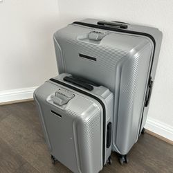 Samsonite Element XLT 2-Piece Luggage Set - gray,Spinner Wheels, Lightweight