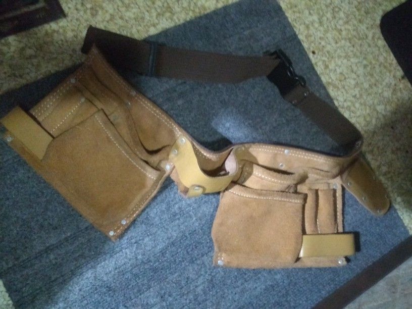 Durable Large Leather Tool Belt