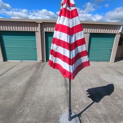 Umbrella and stand 30 bucks