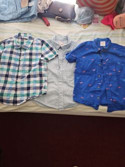 3 short sleeves size 6/7 for boys