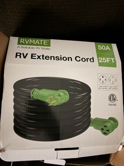 25-feet RV/EV 50 Amp Extension Cord