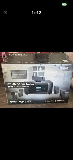Cavelli CV-19 5.1 Home Theater System 1500 W HDTV MP4 Bluetooth Designed in ıtaly