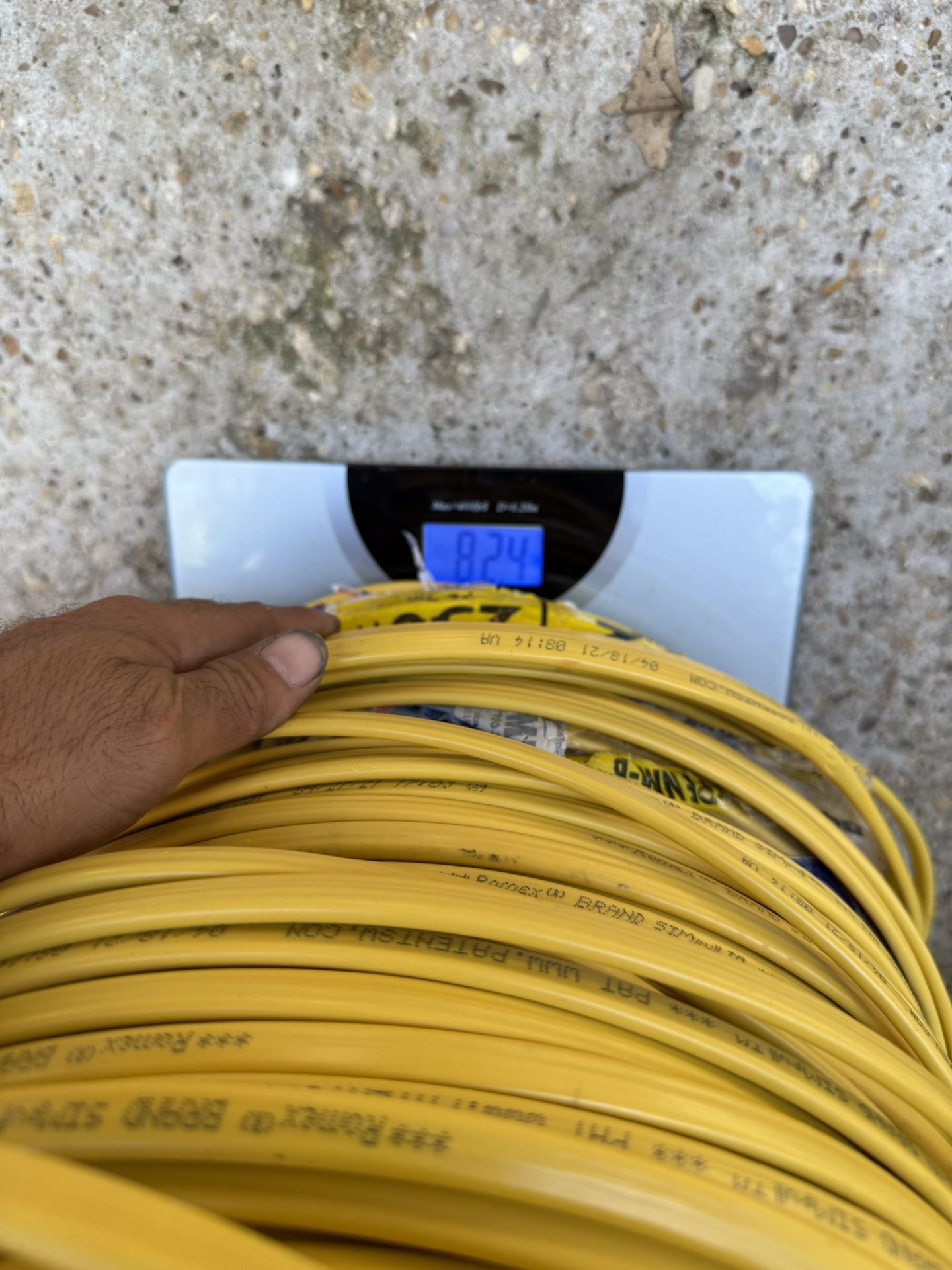 TUPE NM-B 12/2 with ground