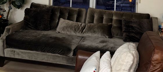 Z Gallery 95” sofa grey used good condition